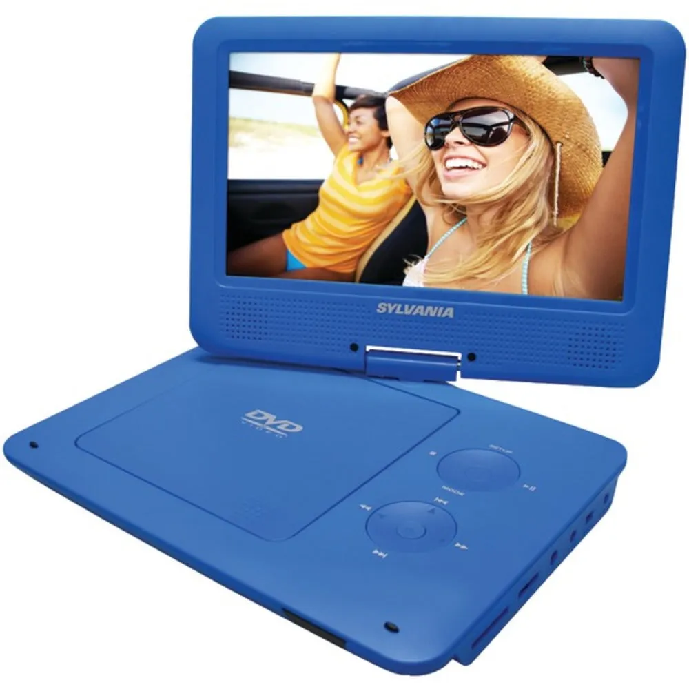 SYLVANIA SDVD9020B-BLUE 9 Portable DVD Player with 5-Hour Battery (Blue)