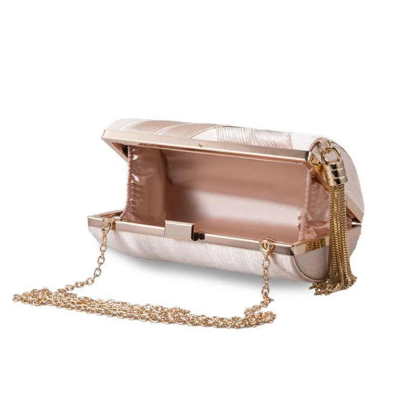 Tassel Chain Evening Clutch