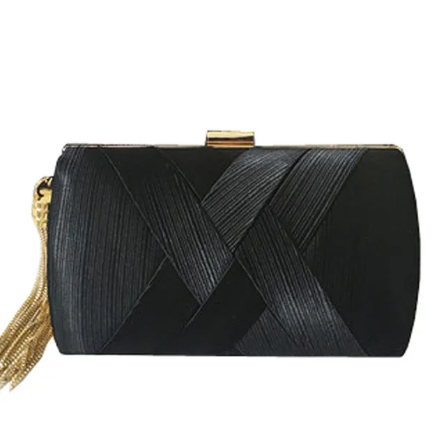 Tassel Chain Evening Clutch