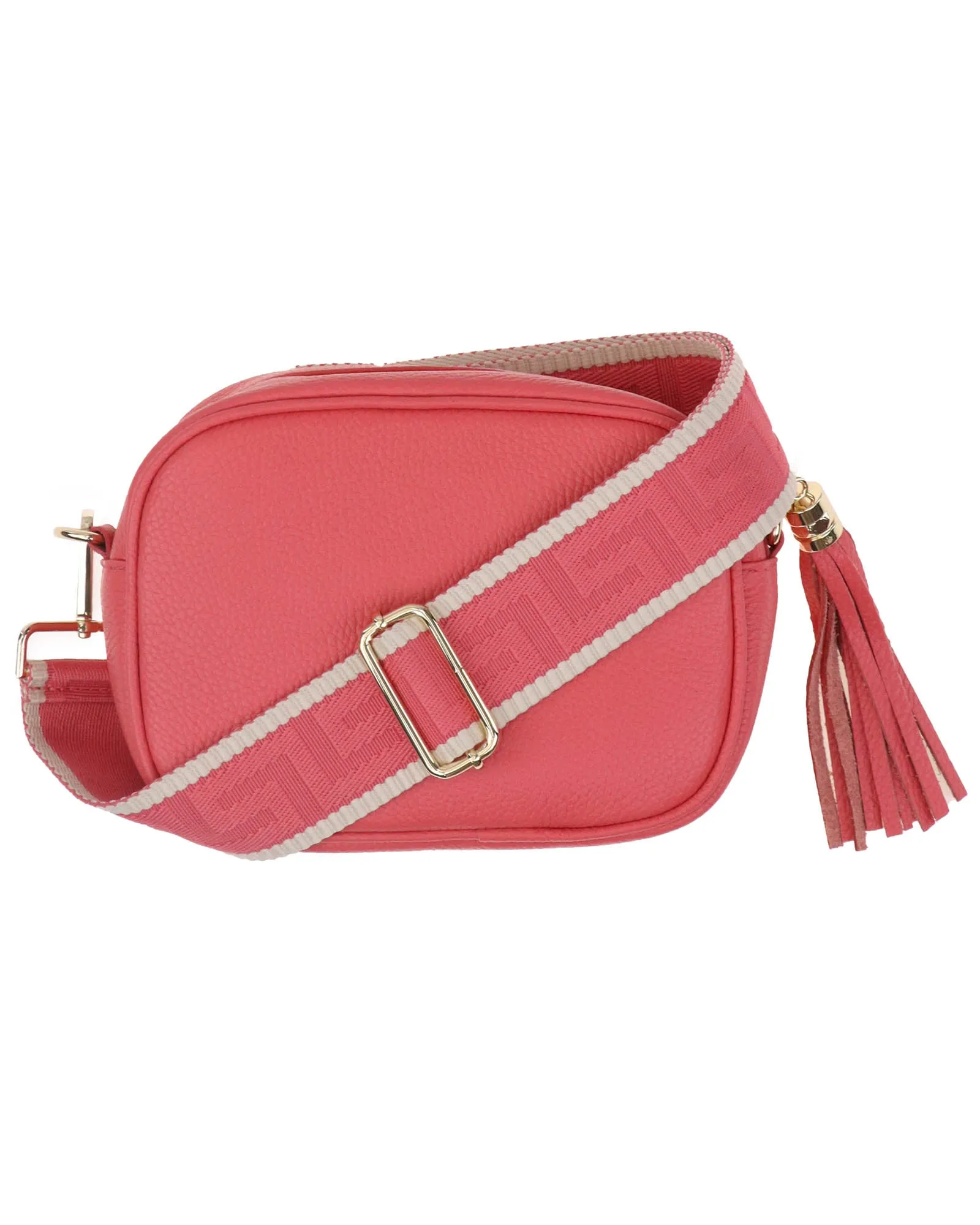 Tassle Crossbody Leather Camera Bag