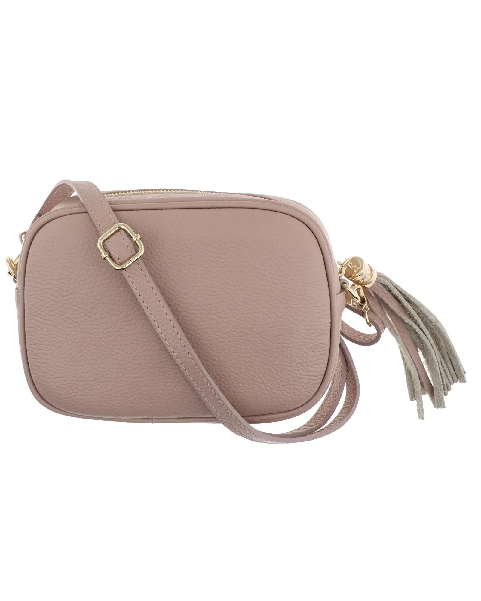 Tassle Crossbody Leather Camera Bag