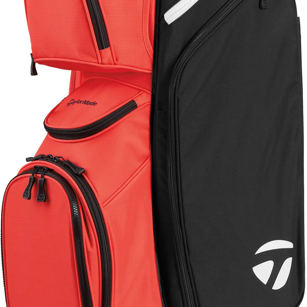 TaylorMade Cart Lite Cart Bag - Black/Red