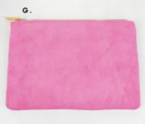 Terry Large Pouch - Pink