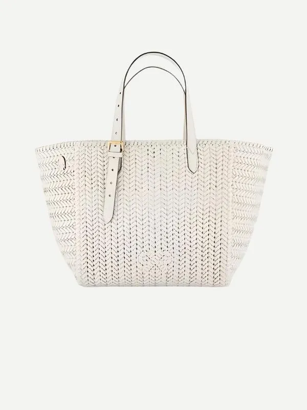 The Neeson Square Tote in Chalk