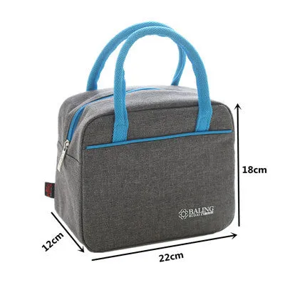 Thermal Insulation Cooler Lunch Bag Picnic Bento Box Fresh Keeping Ice Pack Food Fruit Container Storage Accessories Supply