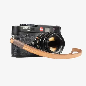 Tokyo #206 - Tanned & Brown leather camera strap