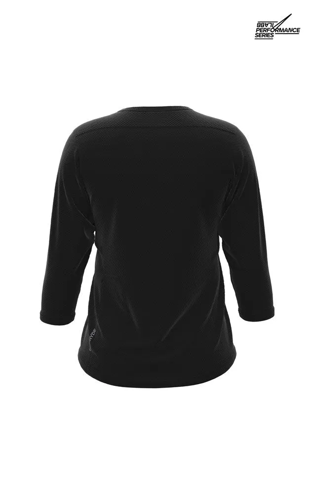 Traverse 3/4 Sleeve Jersey - Women's - BLACK DRI-RYDE