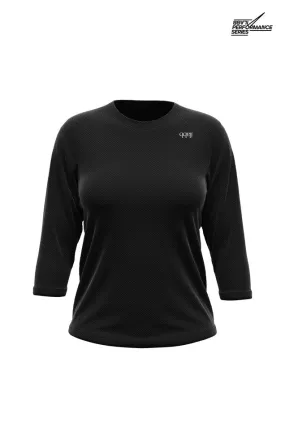 Traverse 3/4 Sleeve Jersey - Women's - BLACK DRI-RYDE