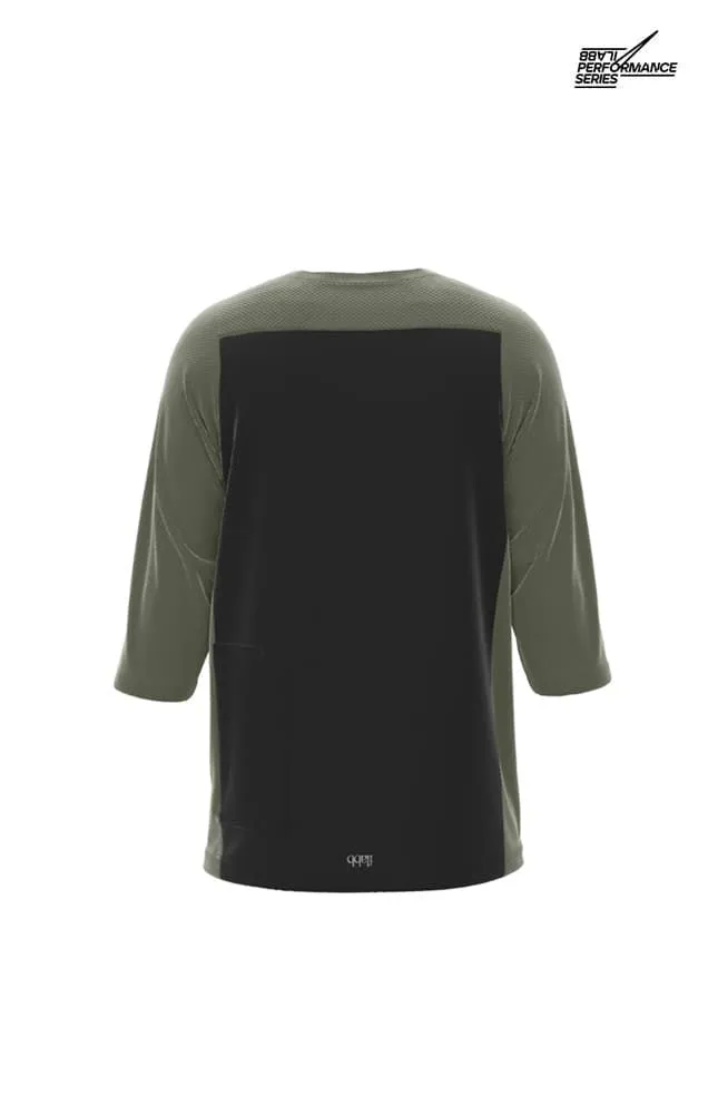 Traverse Capsize 3/4 Jersey - Army Green - Men's