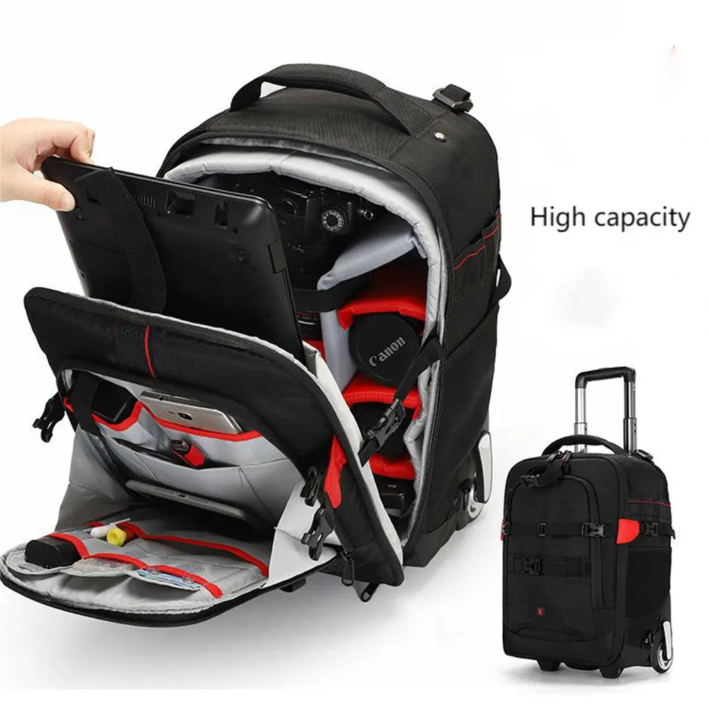 Trolley Wheels Camera Bag