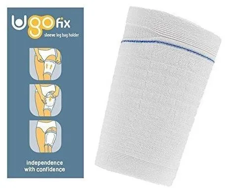 Ugo Fix Sleeve Catheter Bag Sleeve for Urine/Drainage Bags Pack of 4 (M 36-55cm)