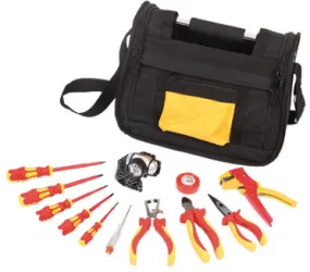 Vde 1000V 12 Piece Tool Set   Carry Bag