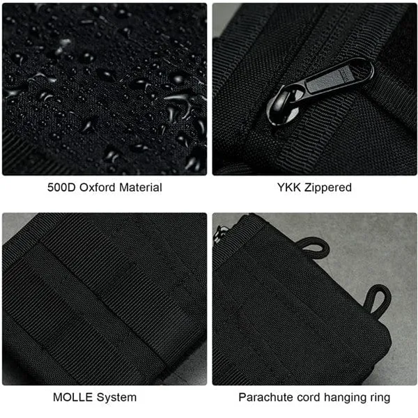 VE16 Pocket Organizer, EDC Organizer Pouch with 7 Pockets