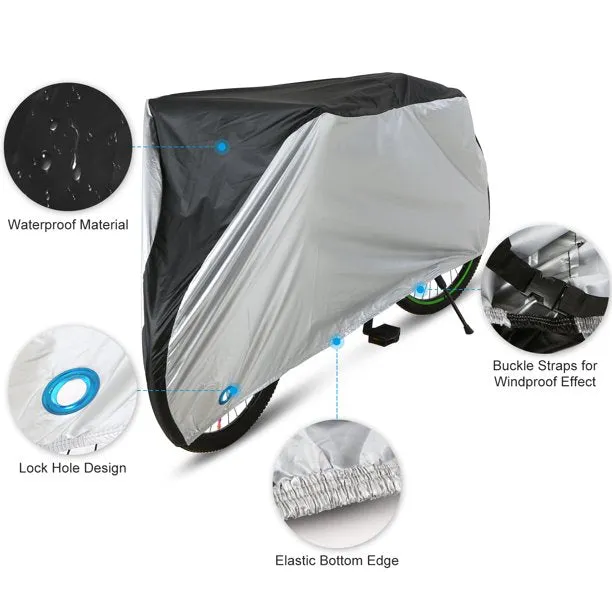 Waterproof Bike Cover with Lock Hole