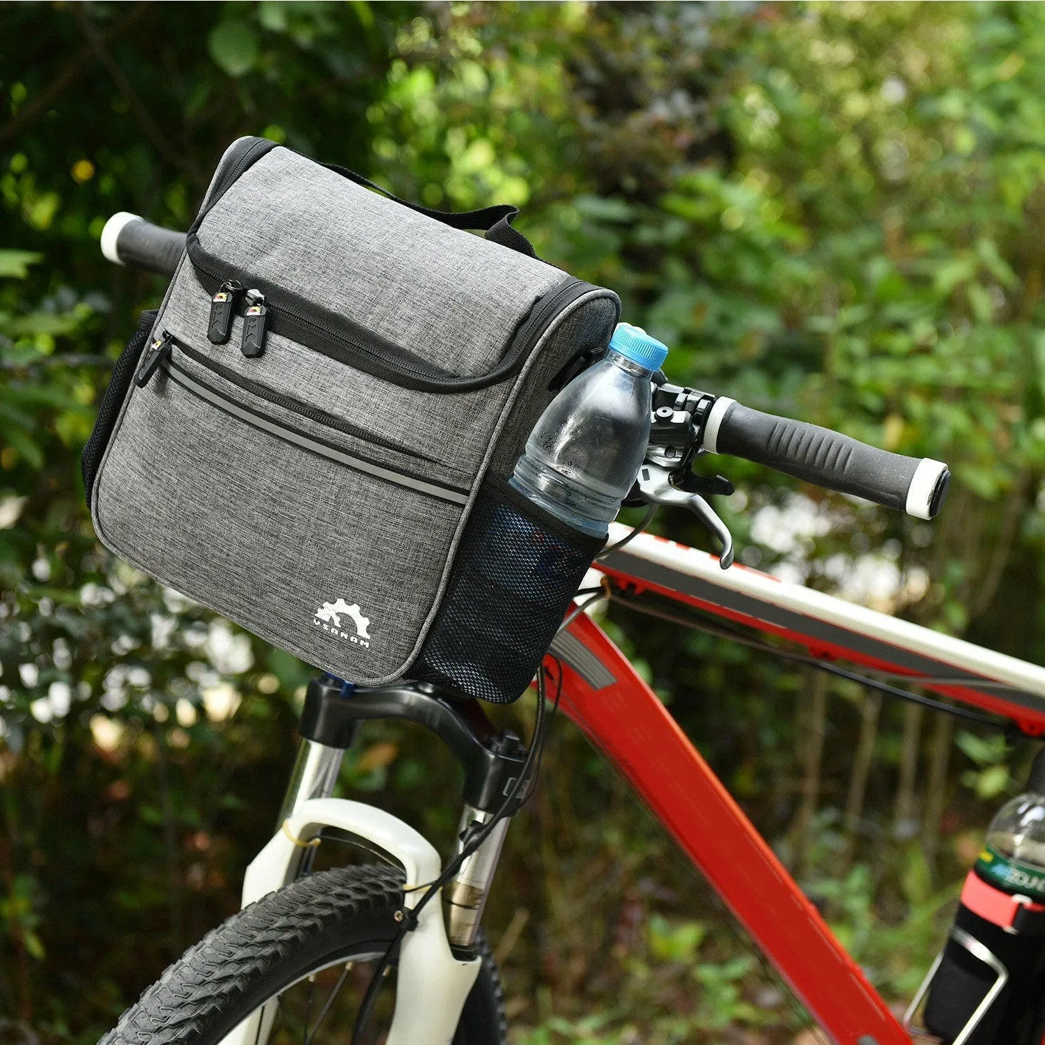 Waterproof Bike Handlebar Insulated Cooler Bag Front Bag Mountain Road Bicycle Cycling Handlebar Basket Bag Pannier Shoulder Bag