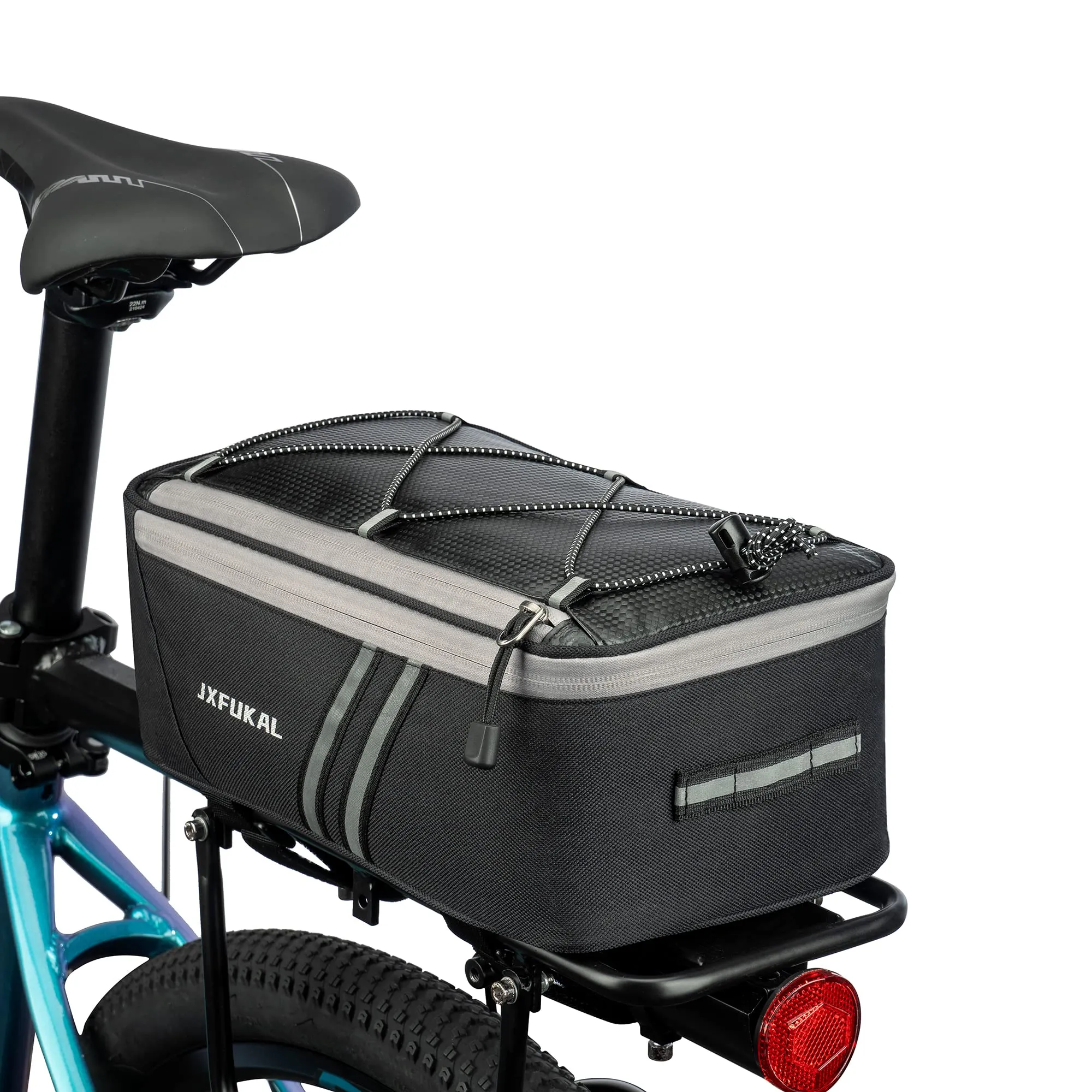 Waterproof Rear Bike Rack Bag with Rain Cover