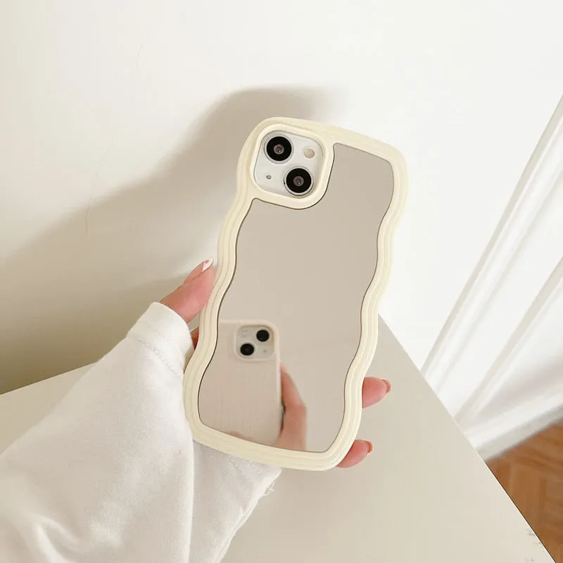 Wavy Makeup Mirror Phone Case