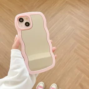 Wavy Makeup Mirror Phone Case