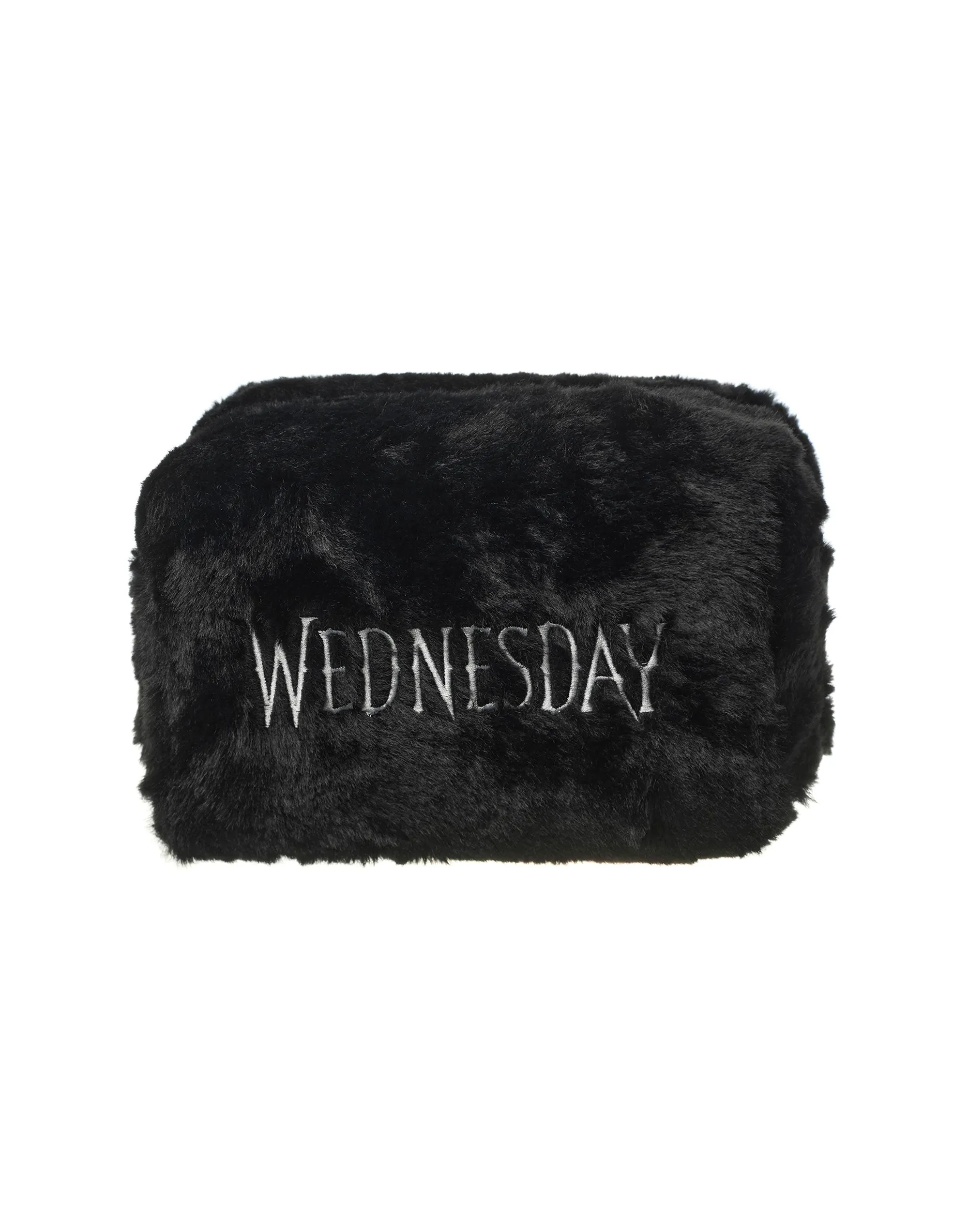 Wednesday Logo Womens Black Makeup Bag