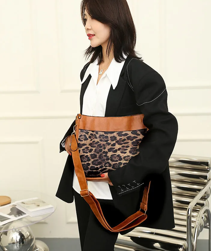 Women's Leopard Crossbody Bags